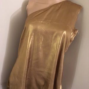 Golden party top nwot